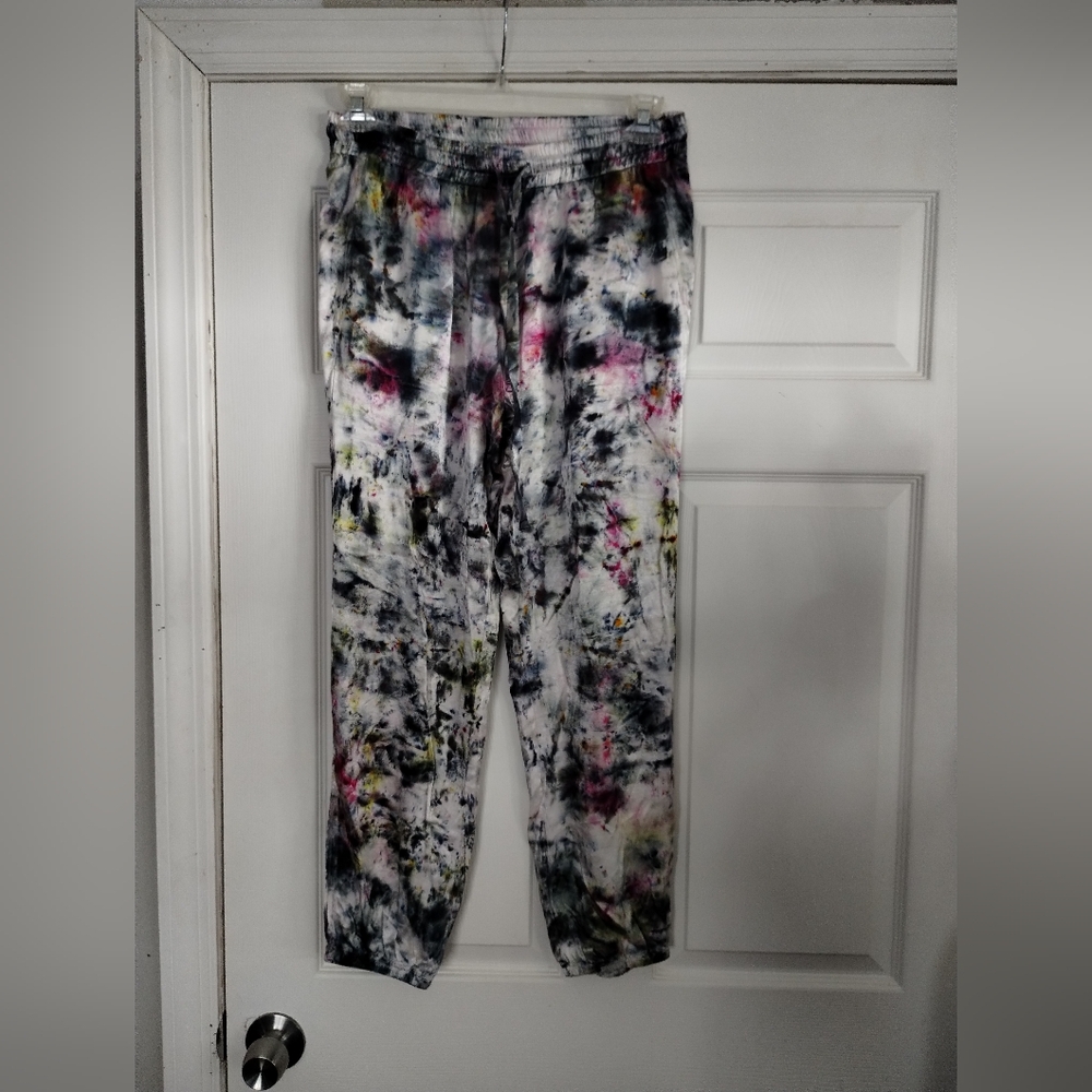 Women's Multicolor Tie-Dye Pants
